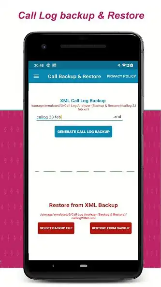 Play Call Log PDF Backup  Restore  and enjoy Call Log PDF Backup  Restore with UptoPlay