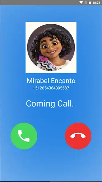 Play Call Mirabel Encanto Fake Chat as an online game Call Mirabel Encanto Fake Chat with UptoPlay