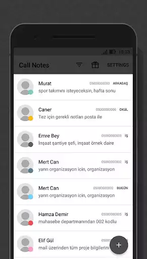 Play Call Notes