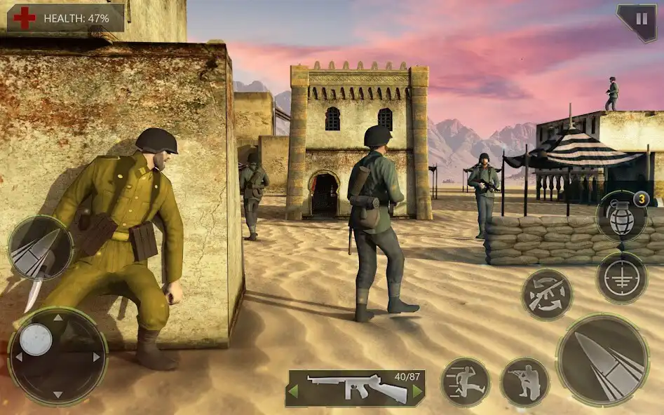 Play Call of Army WW2 Shooter Game as an online game Call of Army WW2 Shooter Game with UptoPlay