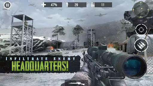 Play Call of Battleground War WW2 as an online game Call of Battleground War WW2 with UptoPlay