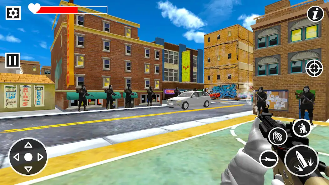 Play Call of WAR  FPS Shooting Game as an online game Call of WAR  FPS Shooting Game with UptoPlay