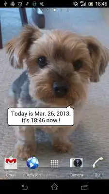 Play Callout Balloon Clock Widget