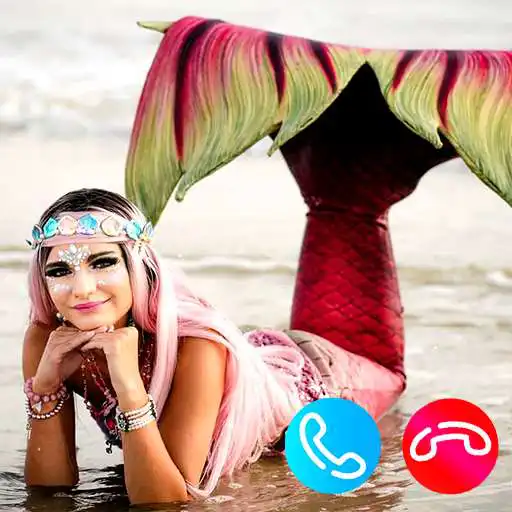 Play Call Princess Mermaid - fake video call game APK