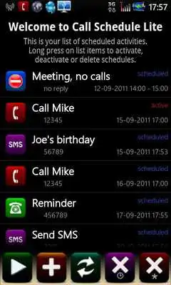 Play Call Schedule Lite