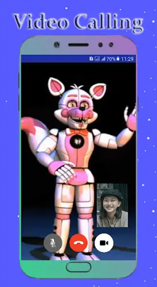 Play Call Simulator Foxy as an online game Call Simulator Foxy with UptoPlay