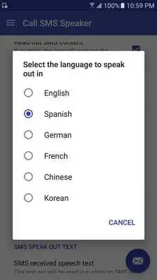 Play Call SMS Speaker