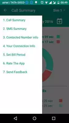 Play Call  SMS Summary