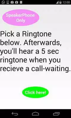 Play Call Waiting Ringer free(w/Caller Ring Back Tone)