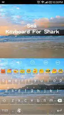 Play Calm Sea Kitty Emoji Keyboard