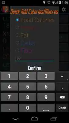 Play Calorie Counter Macros