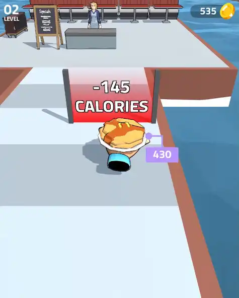 Play Calorie Run 3D as an online game Calorie Run 3D with UptoPlay