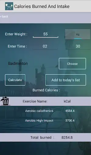 Play Calories Burned And Intake as an online game Calories Burned And Intake with UptoPlay