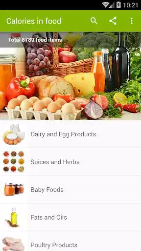 Play Calories in Food