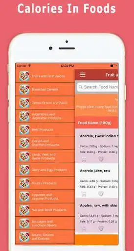 Play Calories In Foods