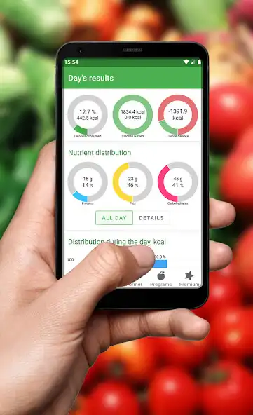 Play Calorio - calorie counter as an online game Calorio - calorie counter with UptoPlay