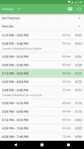 Play Caltrain Schedule