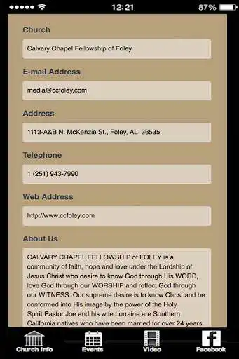 Play Calvary Chapel Foley as an online game Calvary Chapel Foley with UptoPlay