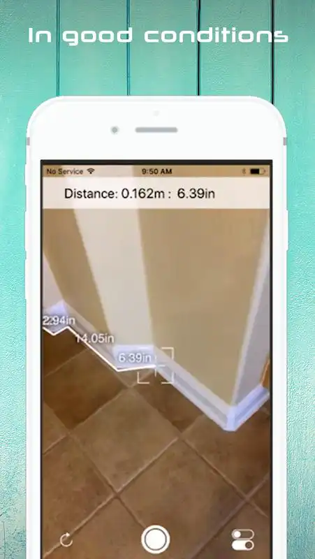 Play Cam2Plans : vertical surface  tape measuring