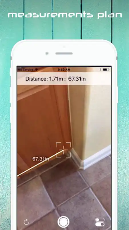 Play Cam2Plans : vertical surface  tape measuring