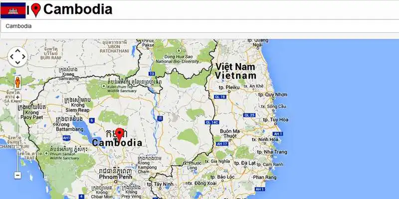 Play Cambodia Battambang Map