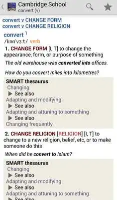 Play Cambridge School Dictionary