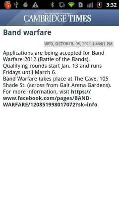 Play Cambridge Times