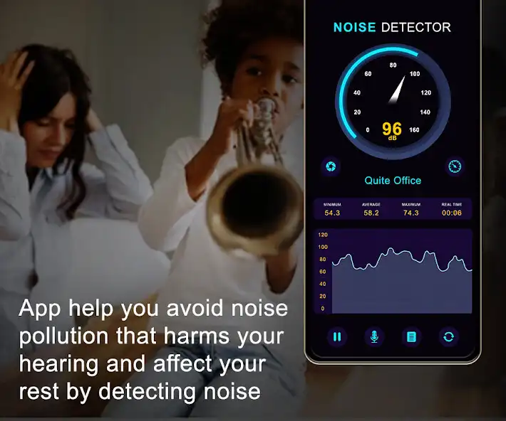 Play Camera  Audio Noise Detector  and enjoy Camera  Audio Noise Detector with UptoPlay