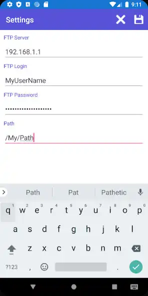 Play Camera FTP Uploader as an online game Camera FTP Uploader with UptoPlay