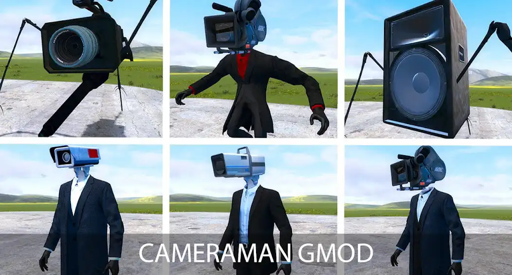 Play Cameraman Mod GMOD as an online game Cameraman Mod GMOD with UptoPlay