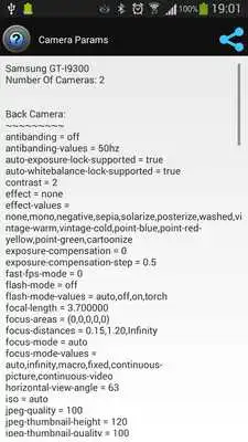 Play Camera Parameters Play Camera Parameters