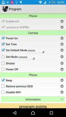 Play Camera Quick Setup (for GOPRO) Play Camera Quick Setup (for GOPRO)