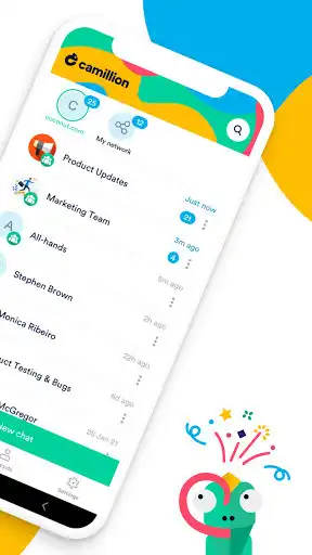 Play Camillion - team messenger as an online game Camillion - team messenger with UptoPlay