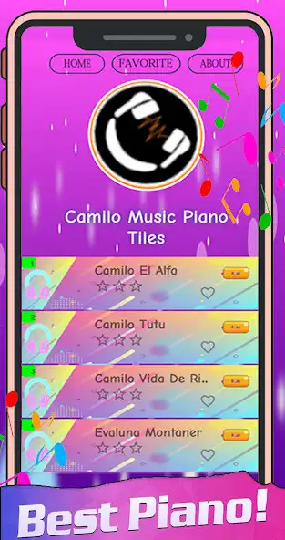 Play Camilo Music Piano Tiles  and enjoy Camilo Music Piano Tiles with UptoPlay