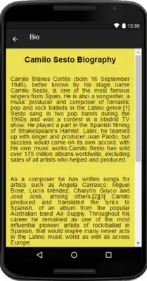 Play Camilo Sesto MusicLyrics Play Camilo Sesto MusicLyrics