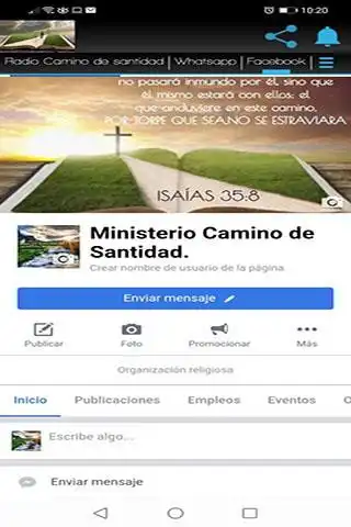 Play Camino de santidad radio as an online game Camino de santidad radio with UptoPlay