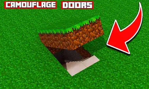 Play Camouflage Doors Mods for MCPE as an online game Camouflage Doors Mods for MCPE with UptoPlay