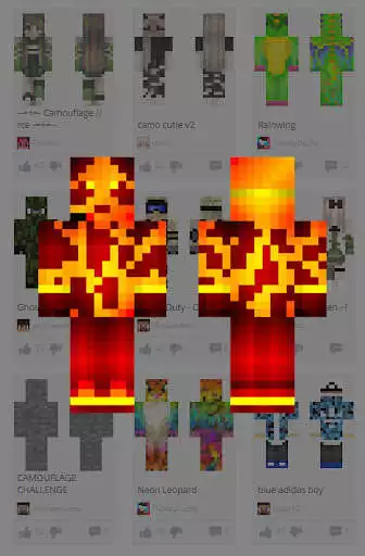 Play Camouflage Skins for Minecraft as an online game Camouflage Skins for Minecraft with UptoPlay