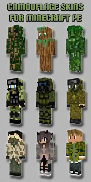 Play Camouflage Skins - Invisible Skins for Minecraft  and enjoy Camouflage Skins - Invisible Skins for Minecraft with UptoPlay