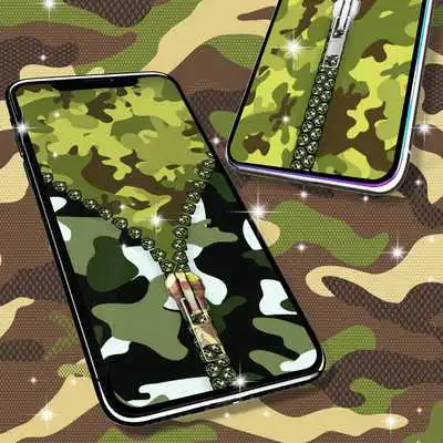 Play Camouflage zipper locker
