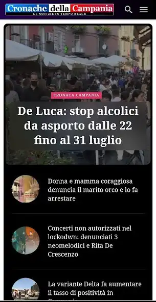 Play Campania Ultime Notizie Oggi  and enjoy Campania Ultime Notizie Oggi with UptoPlay
