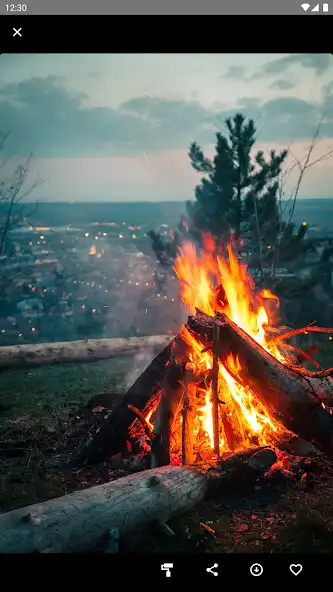 Play Camp fire Wallpaper as an online game Camp fire Wallpaper with UptoPlay