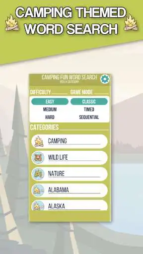 Play Camping Fun - Word Search  and enjoy Camping Fun - Word Search with UptoPlay