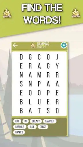 Play Camping Fun - Word Search as an online game Camping Fun - Word Search with UptoPlay