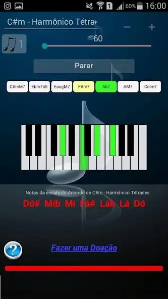 Play Campo Harmônico Piano as an online game Campo Harmônico Piano with UptoPlay