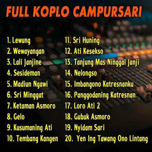 Play Campursari Koplo Offline APK