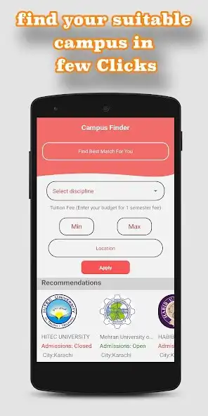 Play Campus Finder Find Best match as an online game Campus Finder Find Best match with UptoPlay