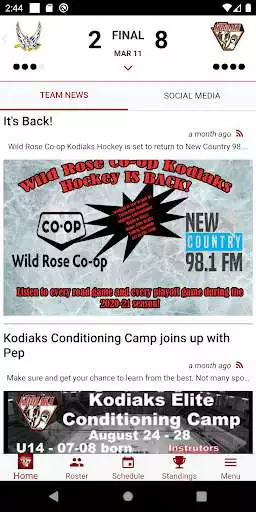 Play Camrose Kodiaks Official App Play Camrose Kodiaks Official App