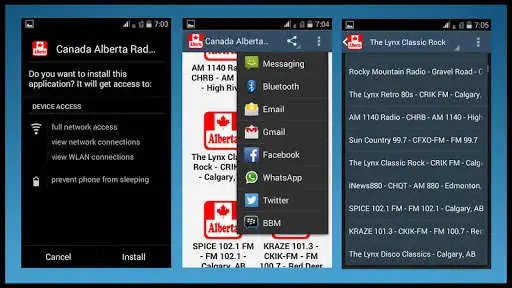 Play Canada Alberta Radio Stations