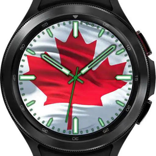 Play Canada Flag Animated Watch Face APK